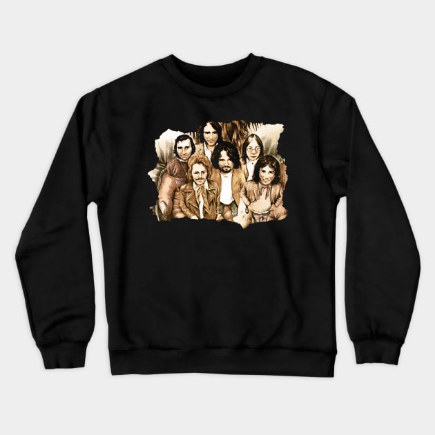 Heroes No More Giant Band Tees, Wear Prog-Rock Legends on Your Sleeve with Style Crewneck Sweatshirt by Zombie green